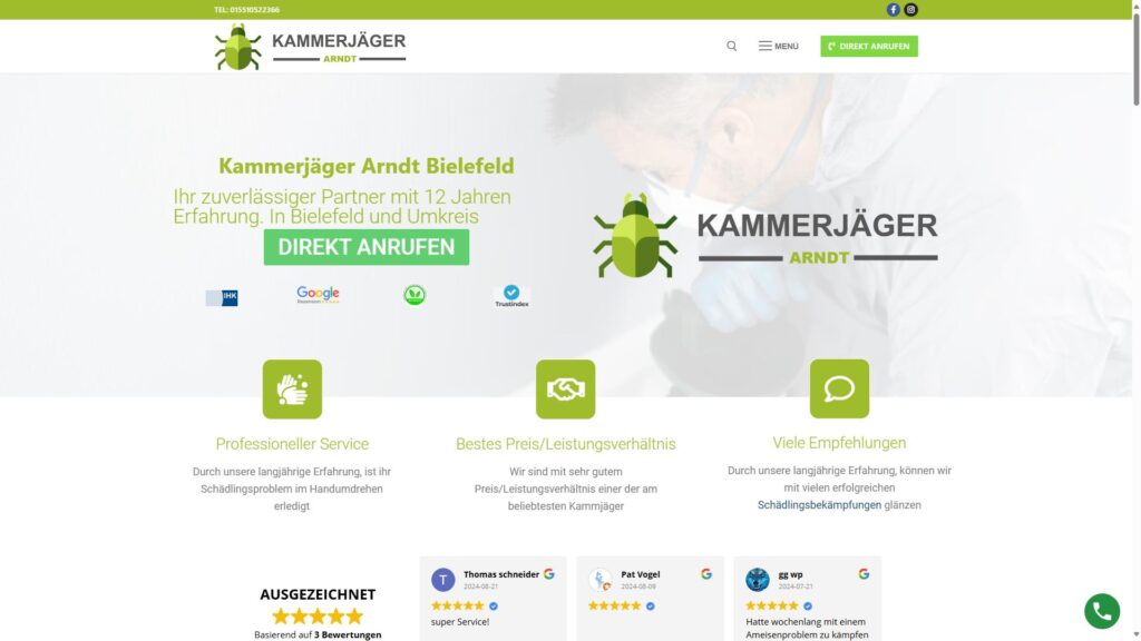 Kammerjäger Bielefeld